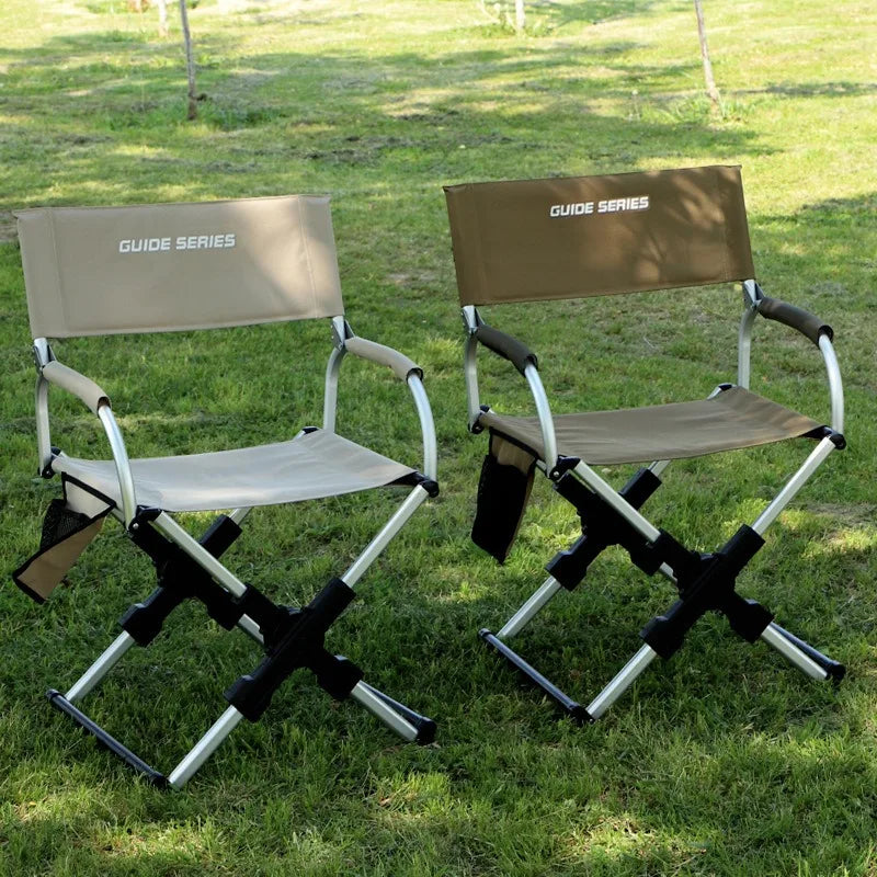 Portable Folding Camping Chair – Heavy-Duty Aluminum Alloy Frame for Fishing, Hiking & Outdoor Use