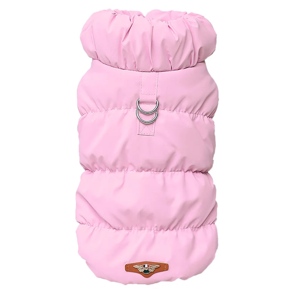 Warm Dog Clothes Vest – Soft Turtleneck Coat Jacket for Small to Medium Dogs, Ideal for Chihuahuas, Poodles, Pugs, and More