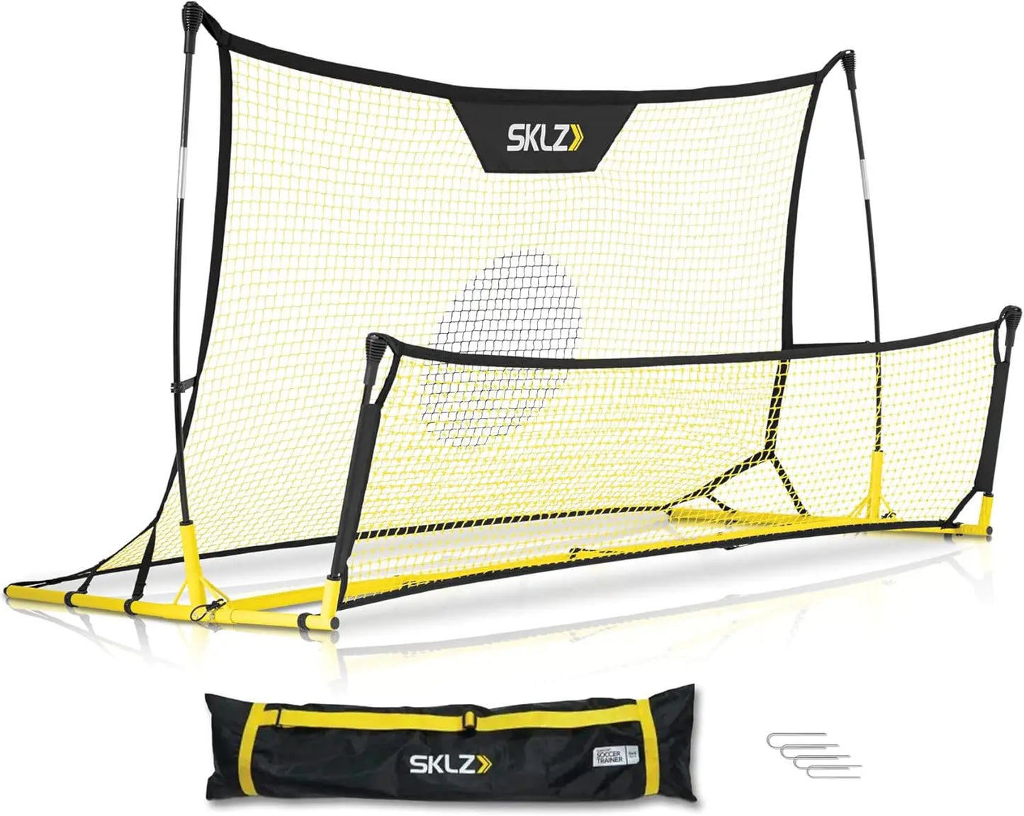 Portable Soccer Trainer – Rebounder Net for Volley, Passing, and Solo Practice