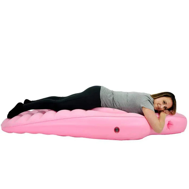 Inflatable Pregnancy Pillow & Yoga Mat – Maternity Full Body Sleeping & Support Mattress for Pregnant Women