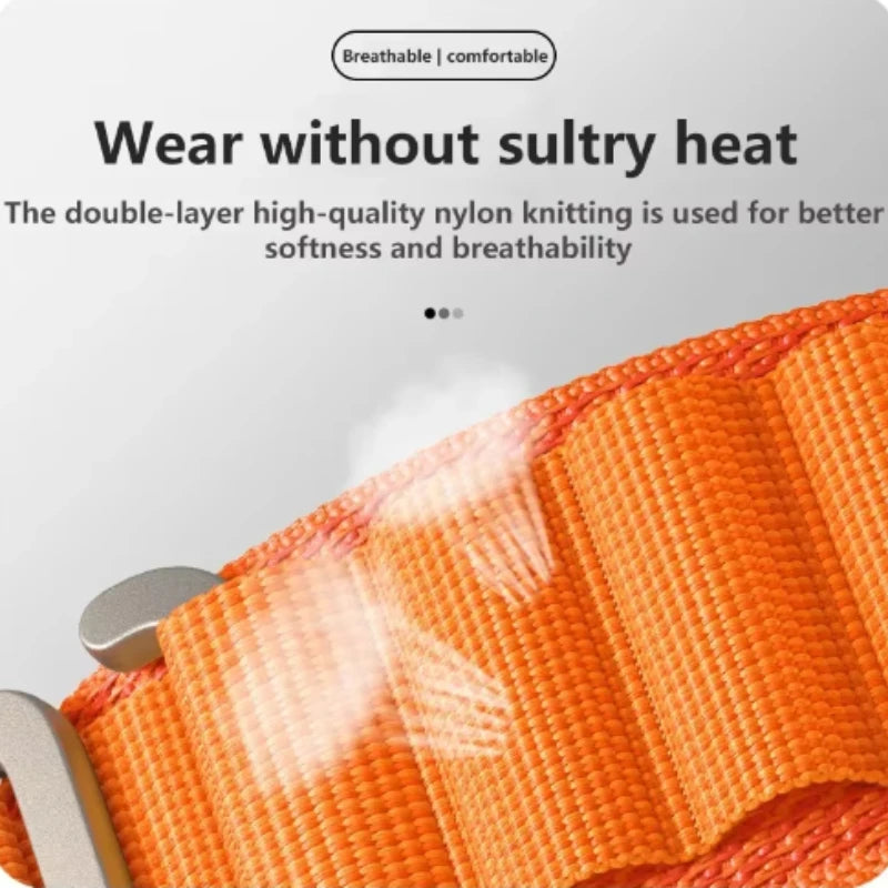 22mm Sports Alpine Loop Strap for Redmi Watch 5 Lite/Active – Nylon Comfortable Replacement Band Bracelet