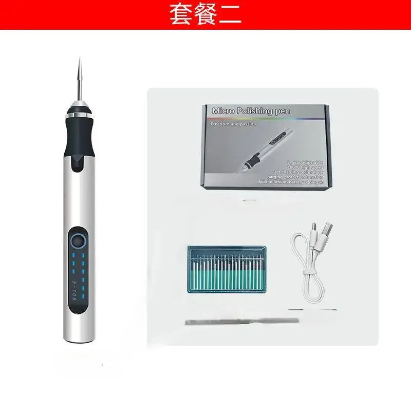 Adjustable Speed Engraving Pen for DIYers: Perfect for Jade Carving, Polishing, and Precision Work – Compact, Electric, and Easy to Use!