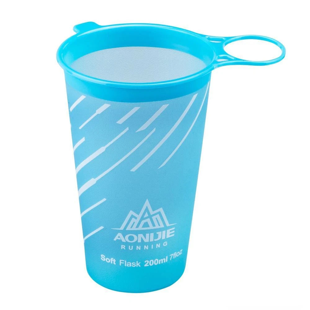 AONIJIE SD09/SD10 Soft Flask – 250ml & 500ml Folding Collapsible TPU Water Bottle, Perfect for Running, Hydration Packs, Waist Bags, & Vests