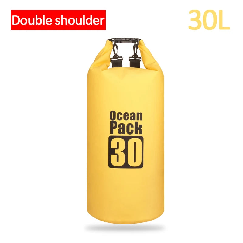 Waterproof Swimming Dry Bags: 500D Dry Sack Options in 2/5/10/15/20/30L for Boating, Fishing, Rafting