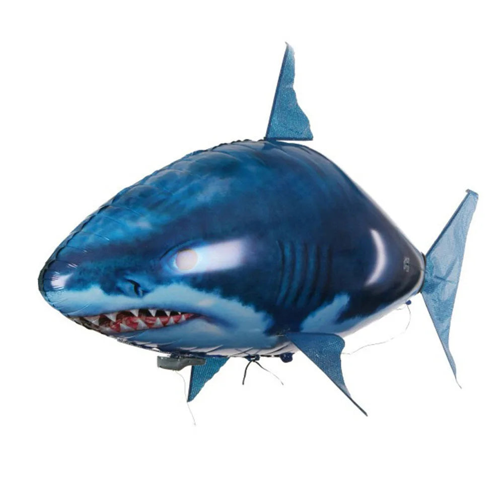 Remote Control Flying Shark Toy: Infrared RC Balloon Drone – Air Swimming Clown Fish and Flying Balls Fun!