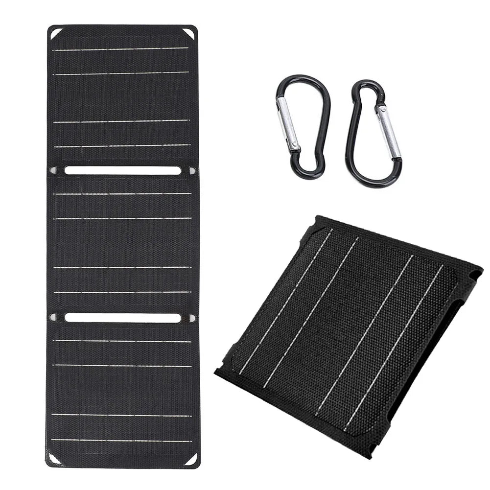 30W/40W Portable Foldable Solar Charger – IP67 Waterproof with USB-A, Type-C, and DC Output for 5V Battery and Phone Charging