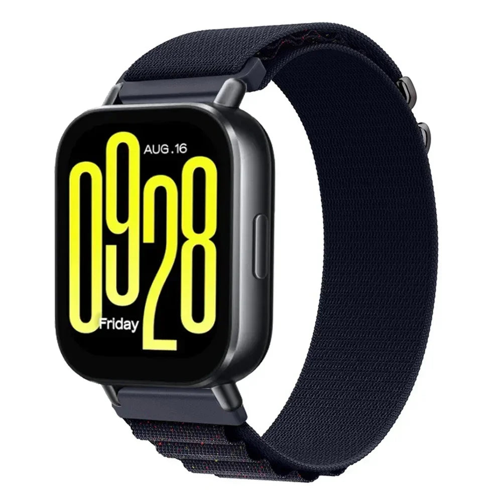 22mm Sports Alpine Loop Strap for Redmi Watch 5 Lite/Active – Nylon Comfortable Replacement Band Bracelet