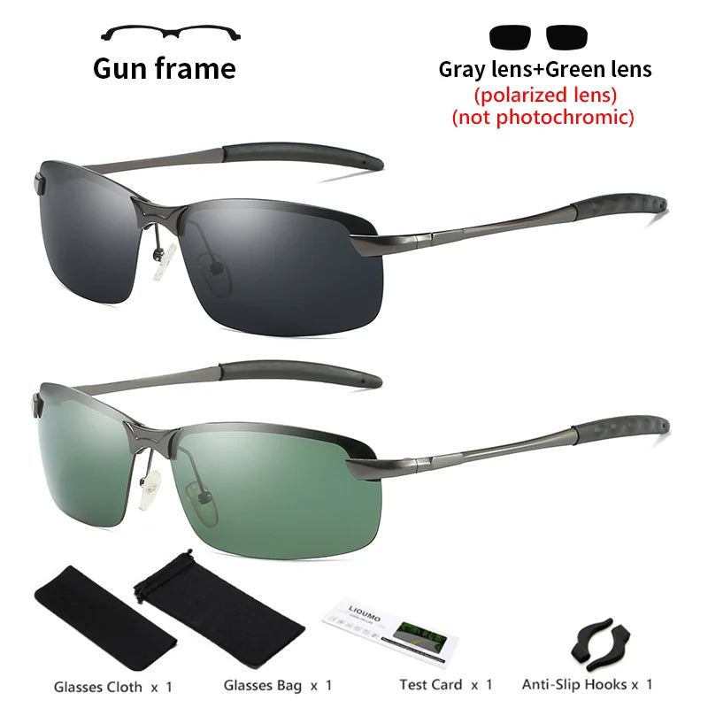 Photochromic Polarized Sunglasses - The Ultimate Anti-Glare Driving Glasses