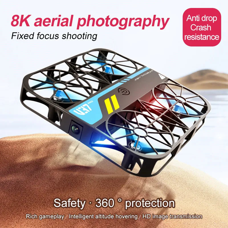 New V37 Mini Drone with 8K Professional and 4K HD Camera, Real-Time Transmission Quadcopter – The Ultimate Remote Control Toy & Gift by 4DRC!