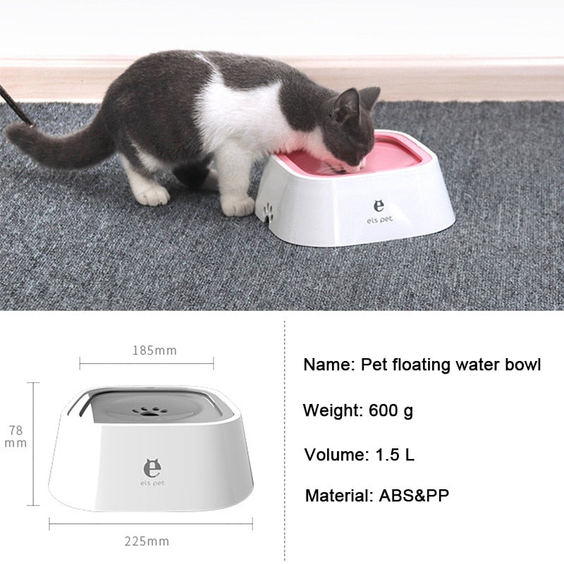 Floating Water Drinker Dispenser Bowl for Pets: Keep Your Dog or Cat Hydrated with Ease