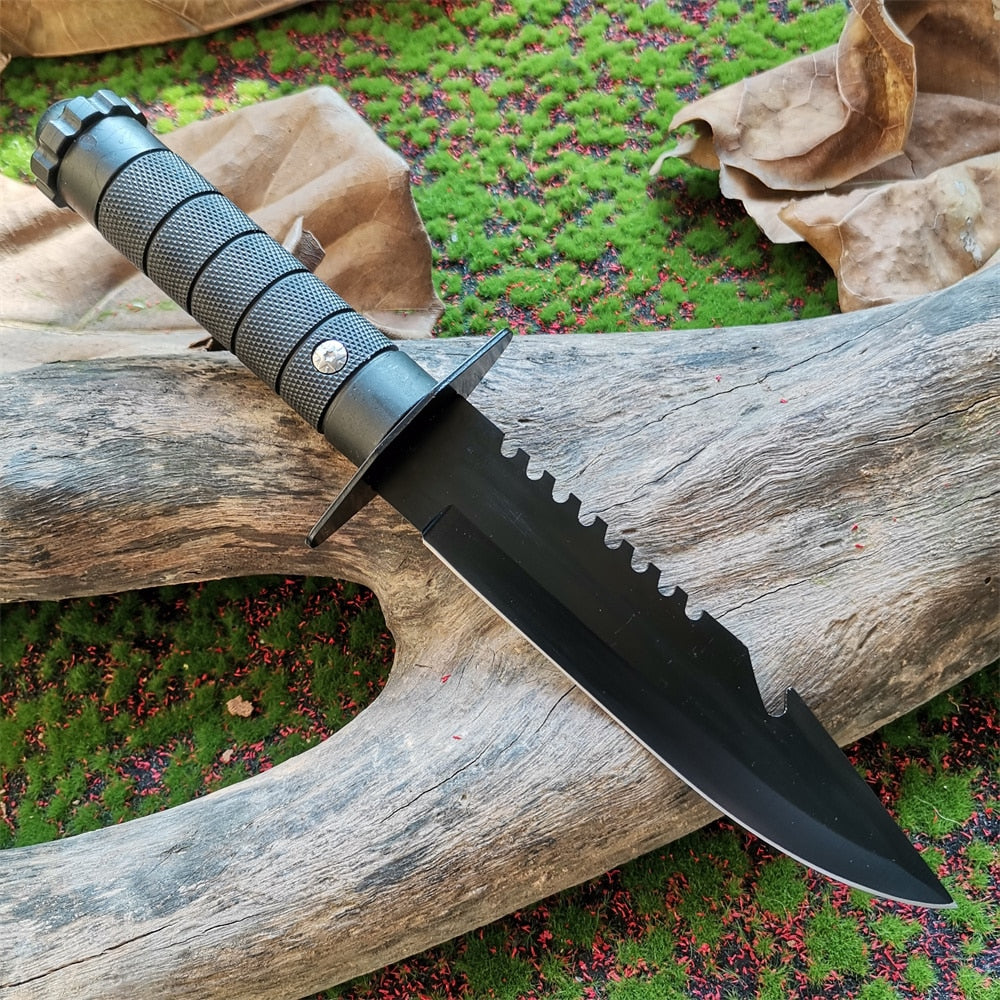 Stainless Steel Outdoor Tactical Survival Knife: Your Ultimate Self-Defense and Bushcraft Tool