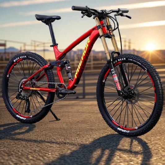 26/27.5-Inch Full Suspension Mountain Bike – 11-Speed Soft Tail with Hydraulic Brakes for Adults