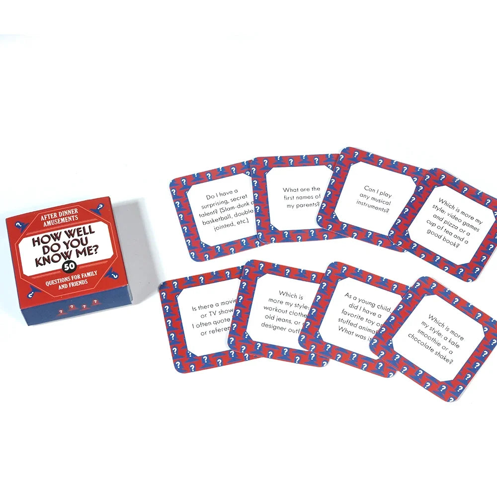 How Well Do You Know Me? – Fun & Revealing Game for Friends, Couples, and Family Nights