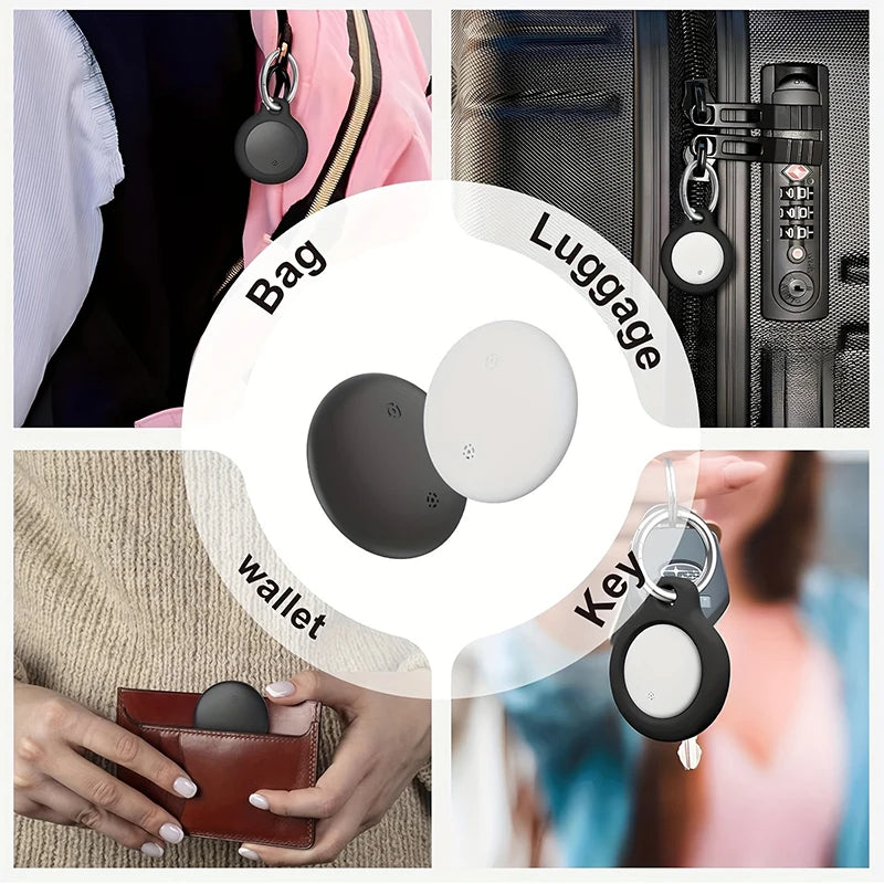 4PCS Smart iTag Global Locator GPS Tracker Works with iOS Find My APP Anti-lost Finder Locator for Keys Wallet Car Pet Luggage