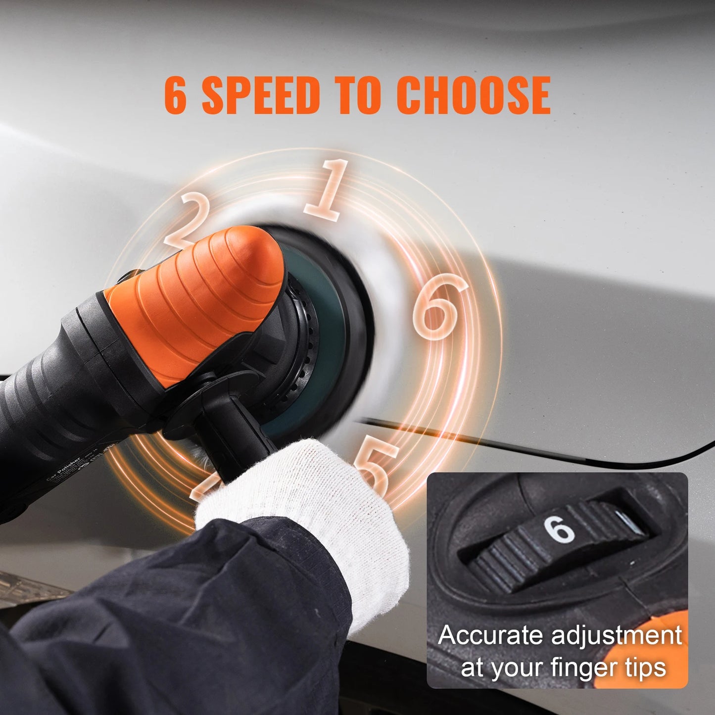 🚗 SucceBuy 6-Inch Electric Dual Action Car Buffer & Polisher Kit
Variable Speed | Random Orbital | Detachable Handle | Waxing & Polishing Kit