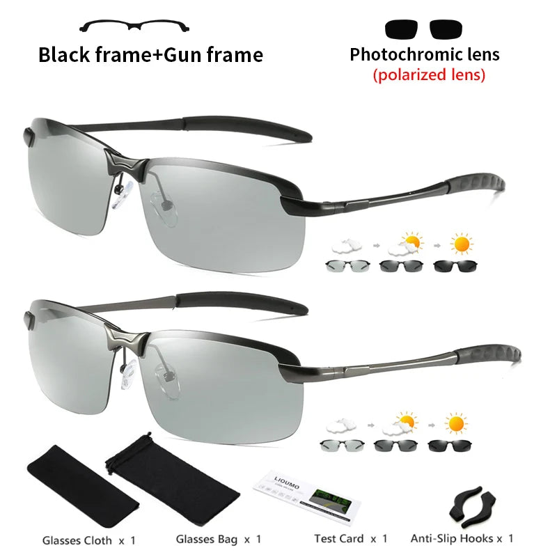 Photochromic Polarized Sunglasses - The Ultimate Anti-Glare Driving Glasses