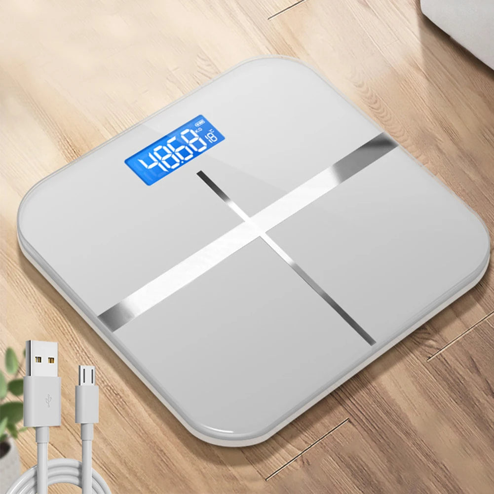Intelligent Electronic Weight Scale – HD Display with Precision Measurement & Room Temperature Sensor for Home & Office