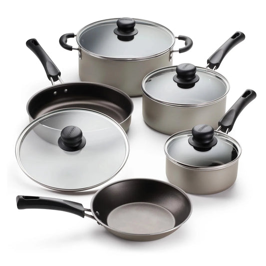 9-Piece Non-Stick Cookware Set | Stylish and Durable for Effortless Cooking