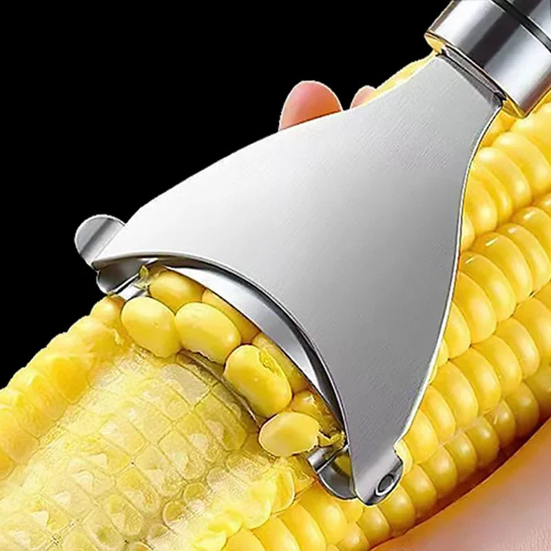 Stainless Steel Manual Corn Peeler: Household Kitchen Tool for Threshing, Shaving, and Stripping Corn Cob