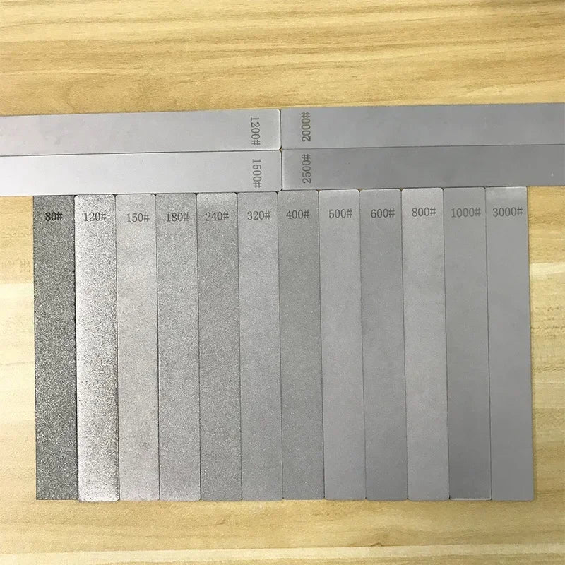 🔪 Baseless Professional Diamond Whetstone – Grit 80#–3000# Knife Sharpening Stone