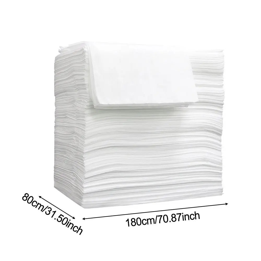 20-Pack Disposable Massage Table Sheets – Thickened Non-Woven Bed Covers for Spa, Travel, Hotel & Beauty Treatments