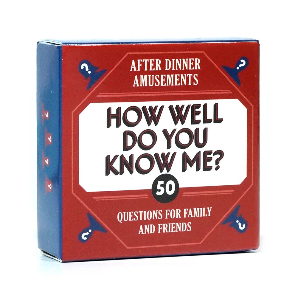 How Well Do You Know Me? – Fun & Revealing Game for Friends, Couples, and Family Nights
