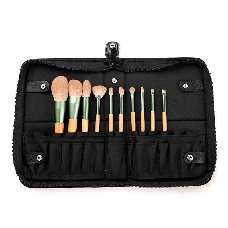 29-Hole Waterproof Makeup Brush Organizer – Professional Travel Cosmetic Bag & Toiletry Case for Women