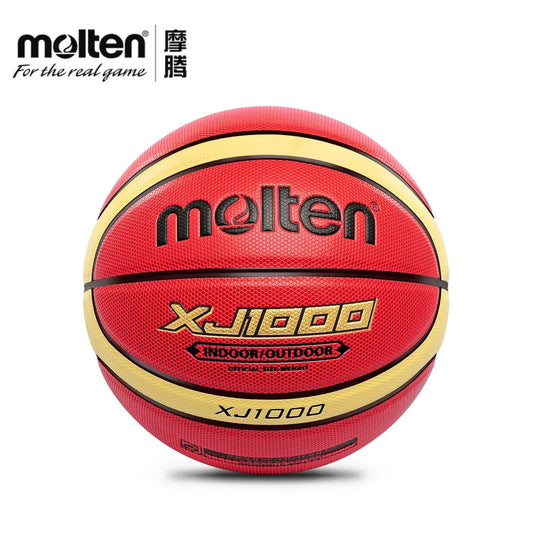 Molten XJ1000 Basketball – Official Size 6 or 7, Indoor/Outdoor Training Ball, Wear-Resistant Grip