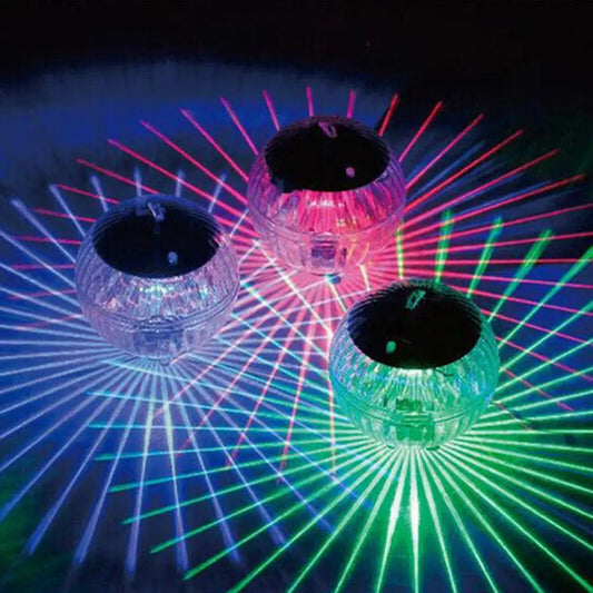 Solar-Powered Floating Pool Light: Vibrant LED Lamp for Outdoor Swimming, Parties, Ponds, & Garden Decor!