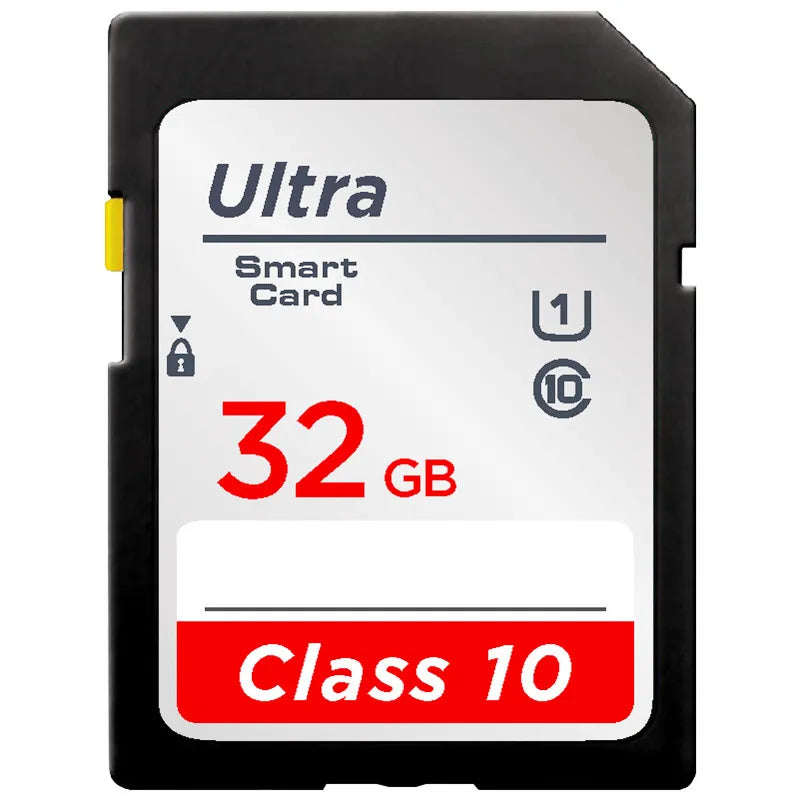 💾 High-Speed SD Memory Card – 16GB / 32GB / 64GB / 128GB / 256GB – V10 Rated for Cameras & Devices