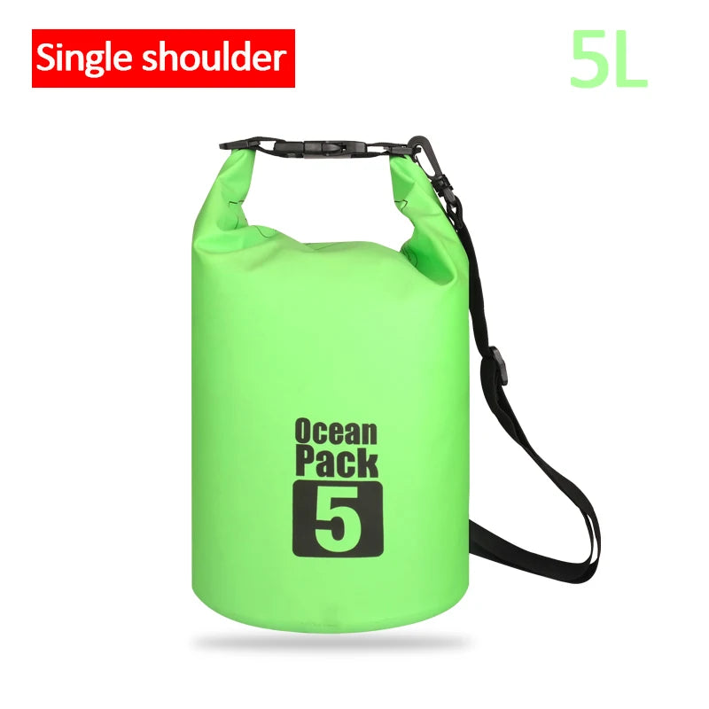 Waterproof Swimming Dry Bags: 500D Dry Sack Options in 2/5/10/15/20/30L for Boating, Fishing, Rafting