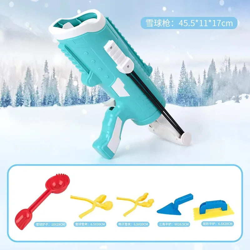 Shark Snowball Launcher Toy – Fun Snowball Gun and Clip for Kids' Outdoor Winter Adventures