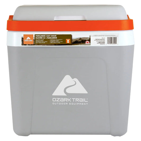 🧊 26 QT Hard-Sided Portable Ice Chest Cooler – 25L, 32-Can Capacity (Grey)
Rugged • Reliable • Ready for Any Adventure