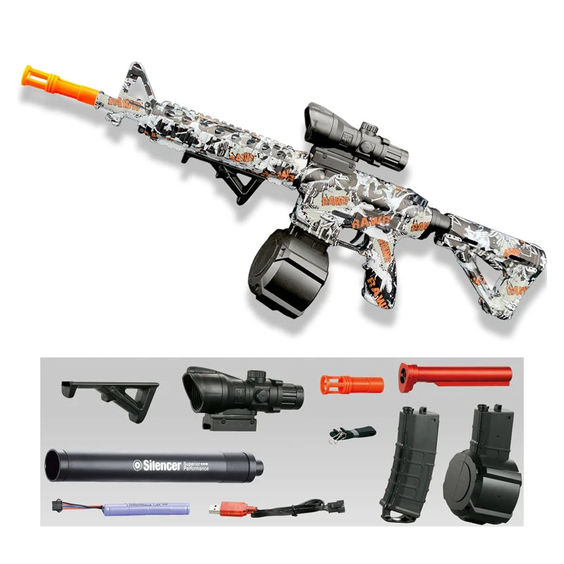 🔫 M416 Electric Gel Blaster Gun Toy
💦 Outdoor Shooting Game • Parent-Child Interaction • Summer Water Ball Fun