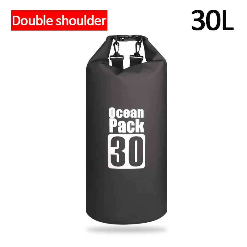 Waterproof Swimming Dry Bags: 500D Dry Sack Options in 2/5/10/15/20/30L for Boating, Fishing, Rafting