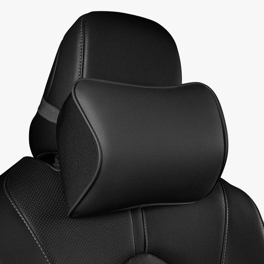 Memory Foam Car Neck Pillow – Adjustable Headrest Support for Comfortable Driving