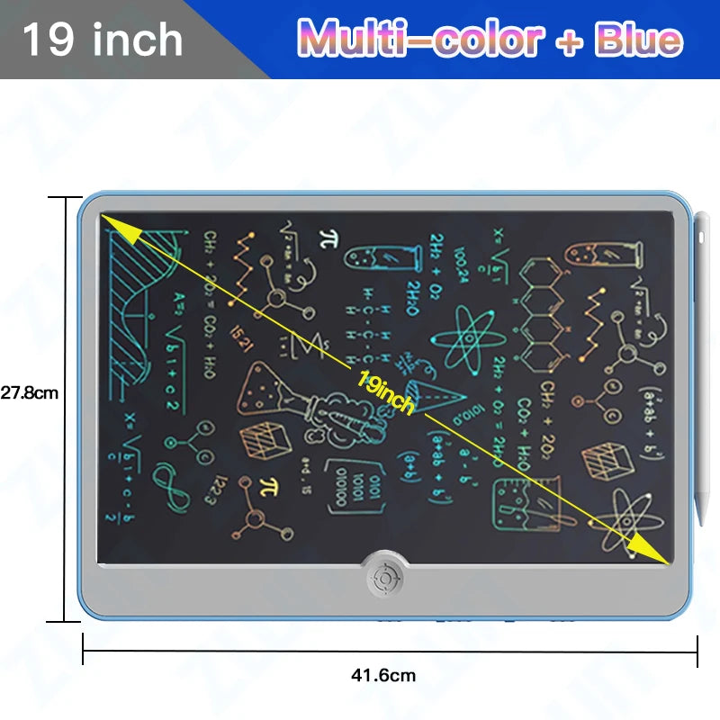 19-Inch LCD Writing Board – Art and Writing Tool for Kids, Educational Toy for Ages 3-7, Perfect for Creative Learning