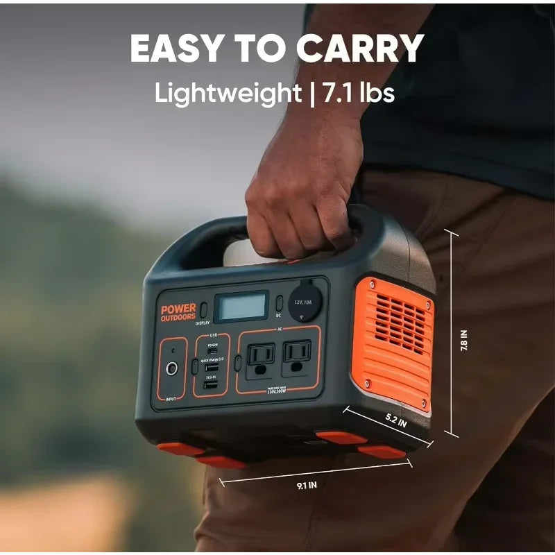 Jackery Explorer 300 Portable Power Station – 293Wh Backup Lithium Battery Solar Generator (Solar Panel Optional) for Outdoor Adventures