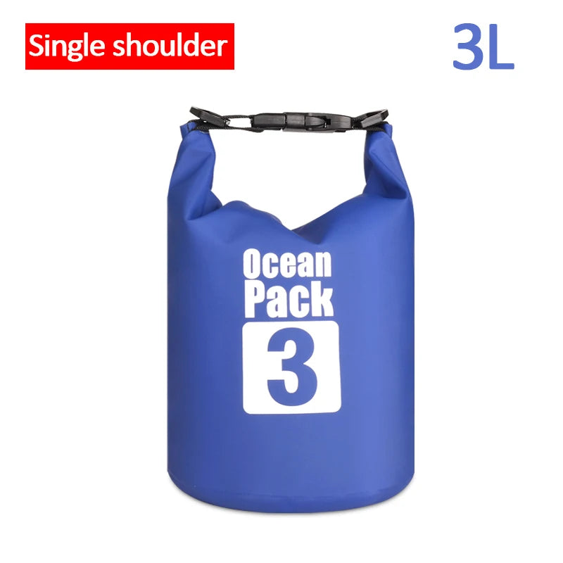 Waterproof Swimming Dry Bags: 500D Dry Sack Options in 2/5/10/15/20/30L for Boating, Fishing, Rafting