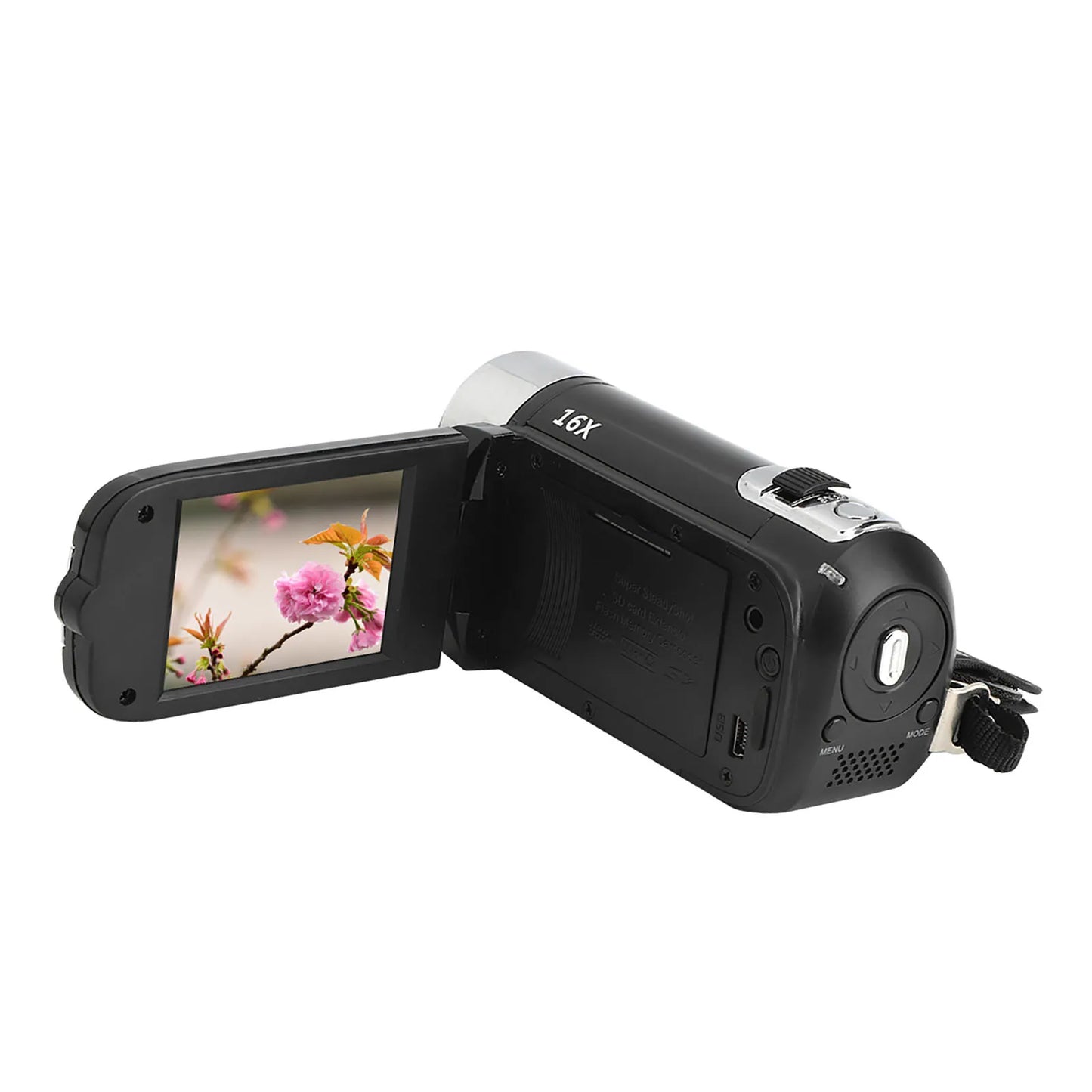 DH-90 Camcorder – 16X Digital Zoom, 2.7-Inch Color Display, High Definition Camera for Image and Video Shooting (110-240V)