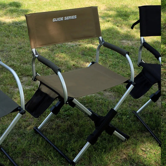 Portable Folding Camping Chair โ Heavy-Duty Aluminum Alloy Frame for Fishing, Hiking & Outdoor Use