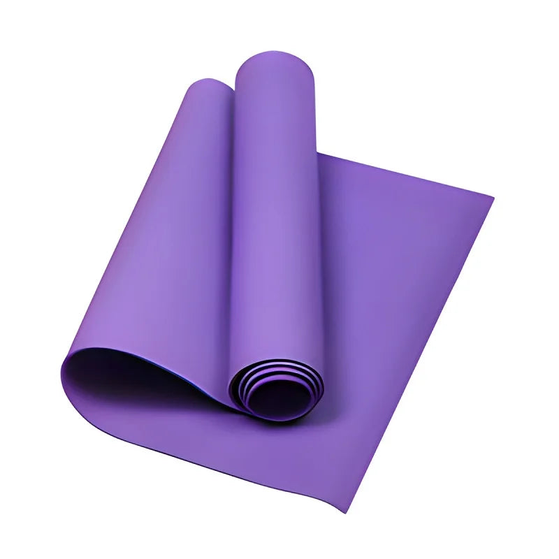 4MM Thick Anti-Slip EVA Yoga Mat – Lightweight Fitness Mat for Yoga, Pilates, Exercise & Gym Workouts