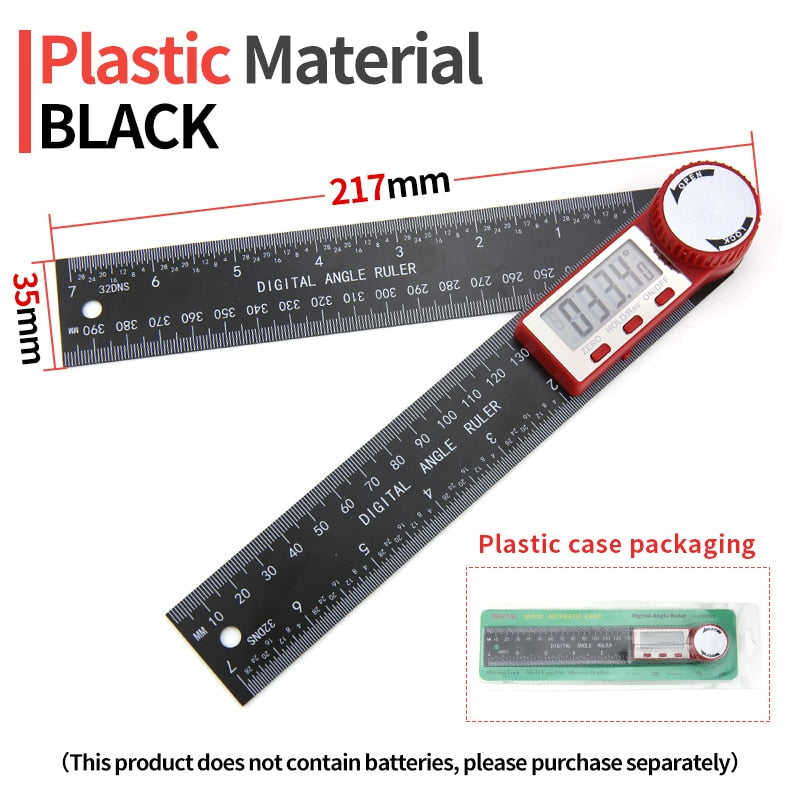 Digital Angle Finder Goniometer: Electronic Protractor for Precise Multi-Angle Measurement