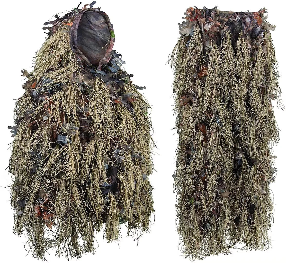 Geely 3D Bionic Leaf Camouflage Ghillie Suit – Perfect Woodland Camo for Hunting