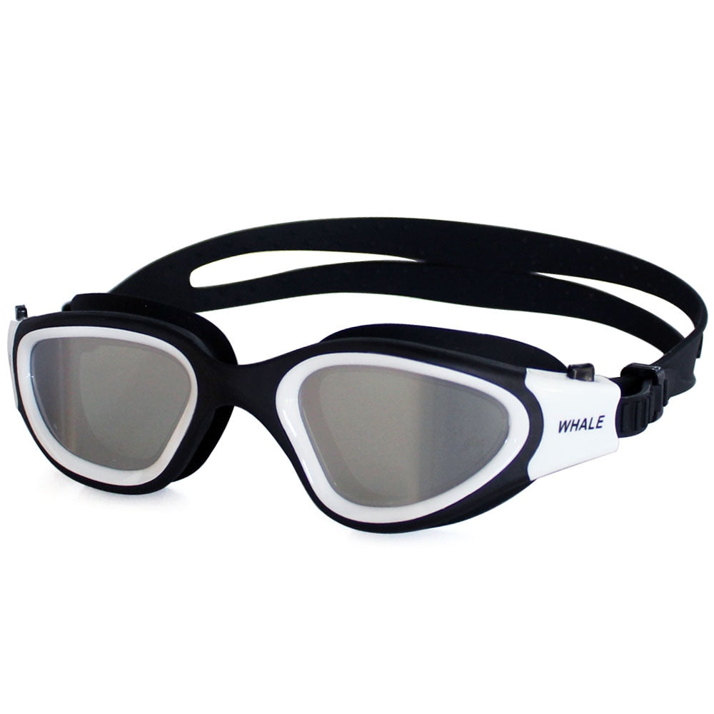 Experience Clear Vision with Professional Adult Swimming Goggles: Anti-Fog, UV Protection, Waterproof, and Adjustable Silicone for Men and Women