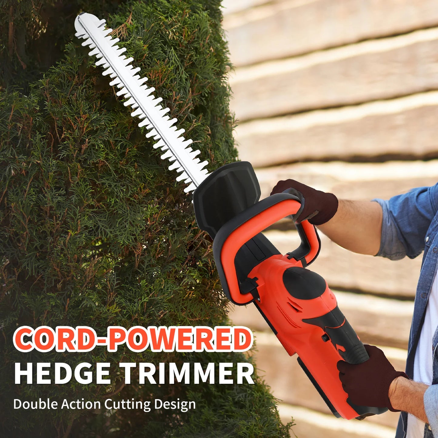 Tame Your Yard with Ease: 22” Cordless Hedge Trimmer + Battery & Charger Included