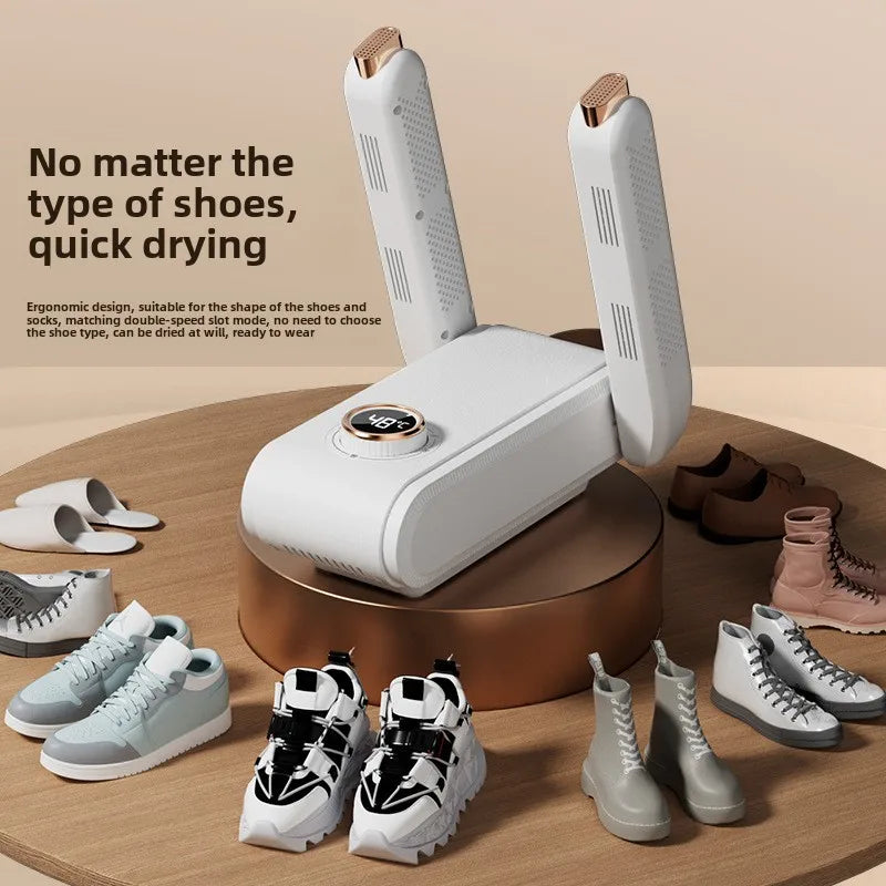 👟 Foldable Shoe & Boot Dryer with Hot Air Circulation
Deodorizing | Constant Temperature | Portable & Timed Drying