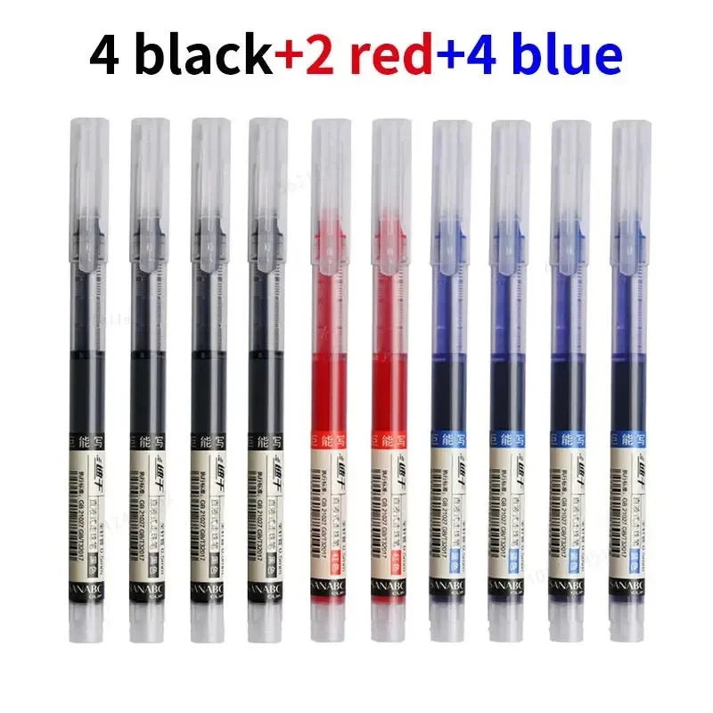10-Piece Set of Smooth Needle-Tip Gel Pens – Vibrant, Precise, & Perfect for School or Office