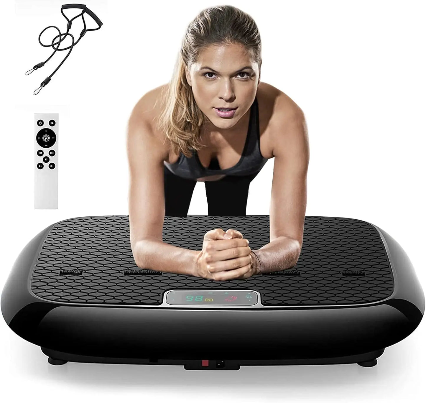 Whole Body Vibration Plate Exercise Machine – Bluetooth Speaker for Home Fitness & Effective Weight Loss