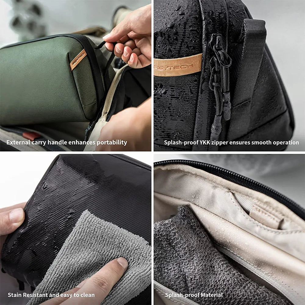 Wash Pouch – Waterproof Hanging Toiletry Bag for Men, Perfect Dopp Kit for Travel and Organizing Toiletries & Cosmetics!